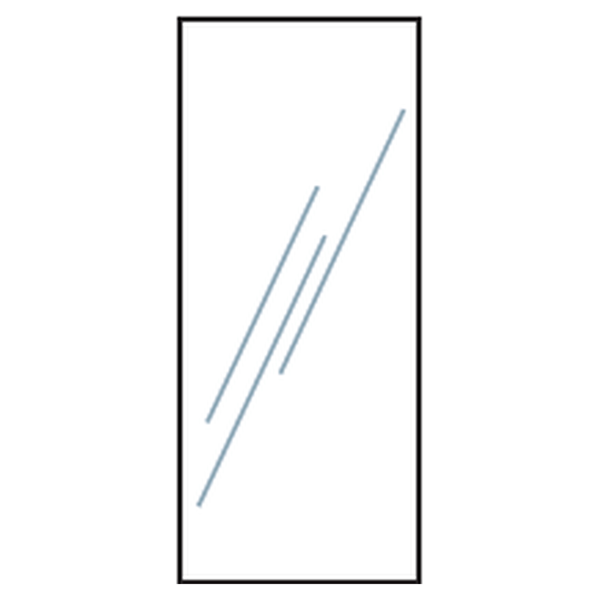 VETRO Glasscheibe, B 515 x H 1200 mm, Klarglas