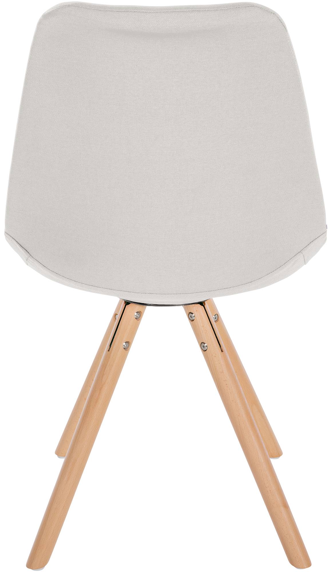 Stuhl Sofia Stoff Rund, creme