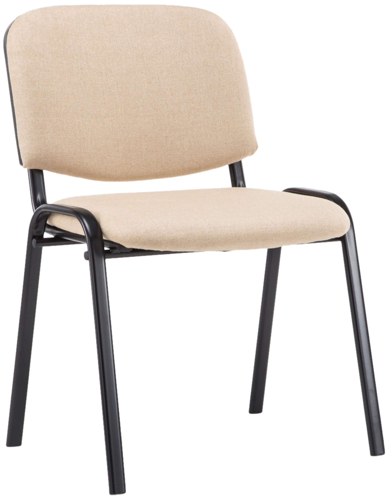 Besucherstuhl Ken V2 Stoff, creme