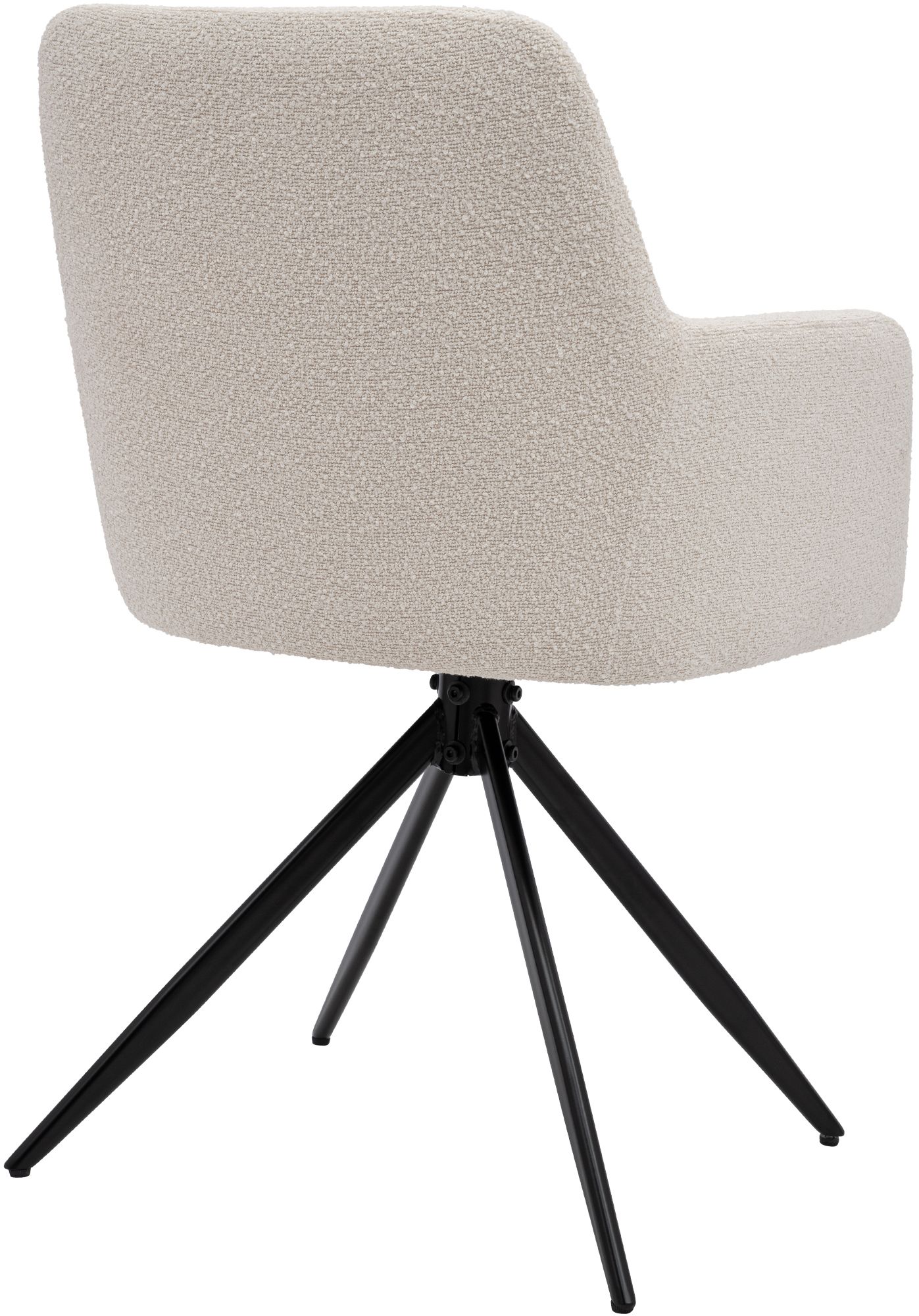 Esszimmerstuhl Olema Stoff Teddy, creme