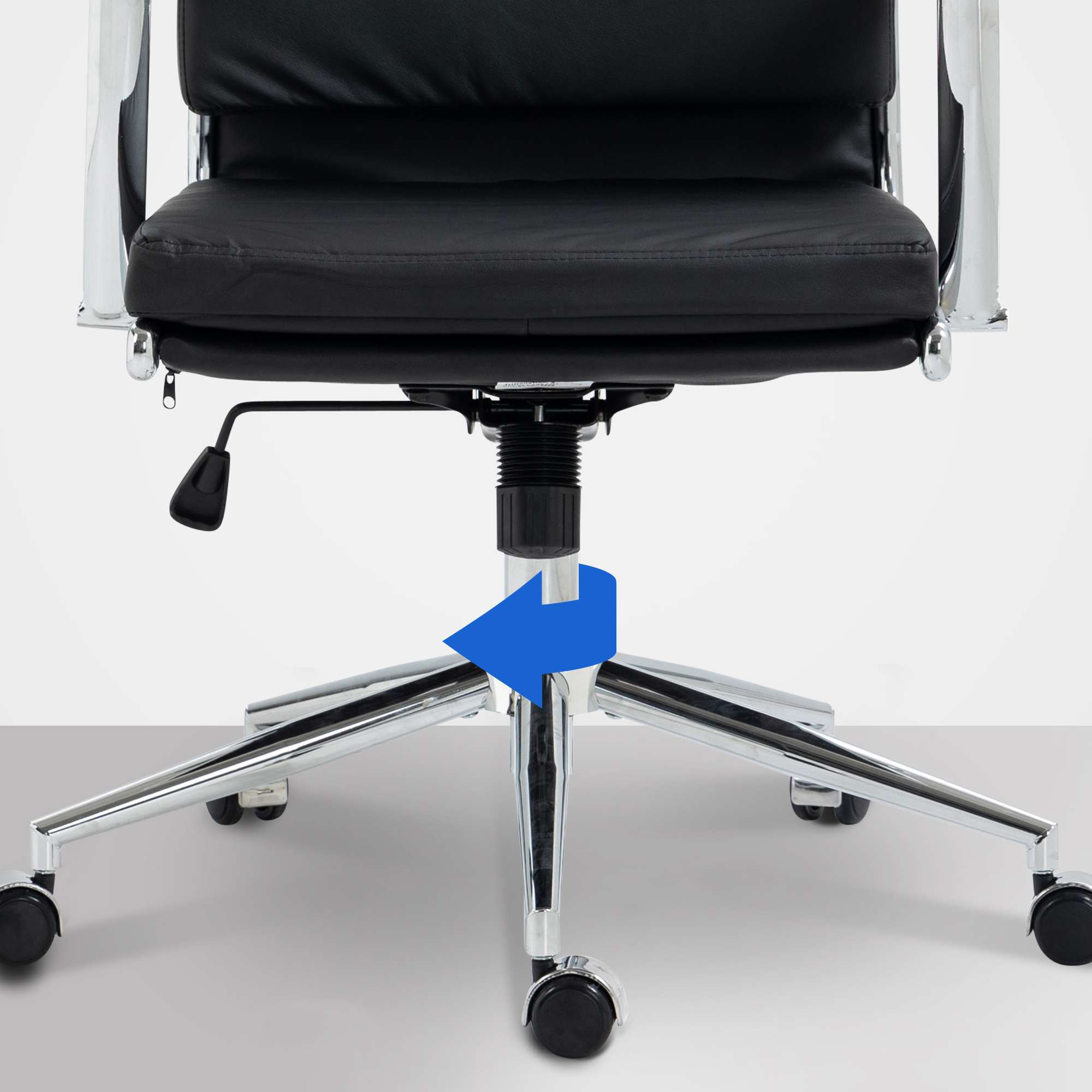Bürostuhl Cleveland Kunstleder, schwarz