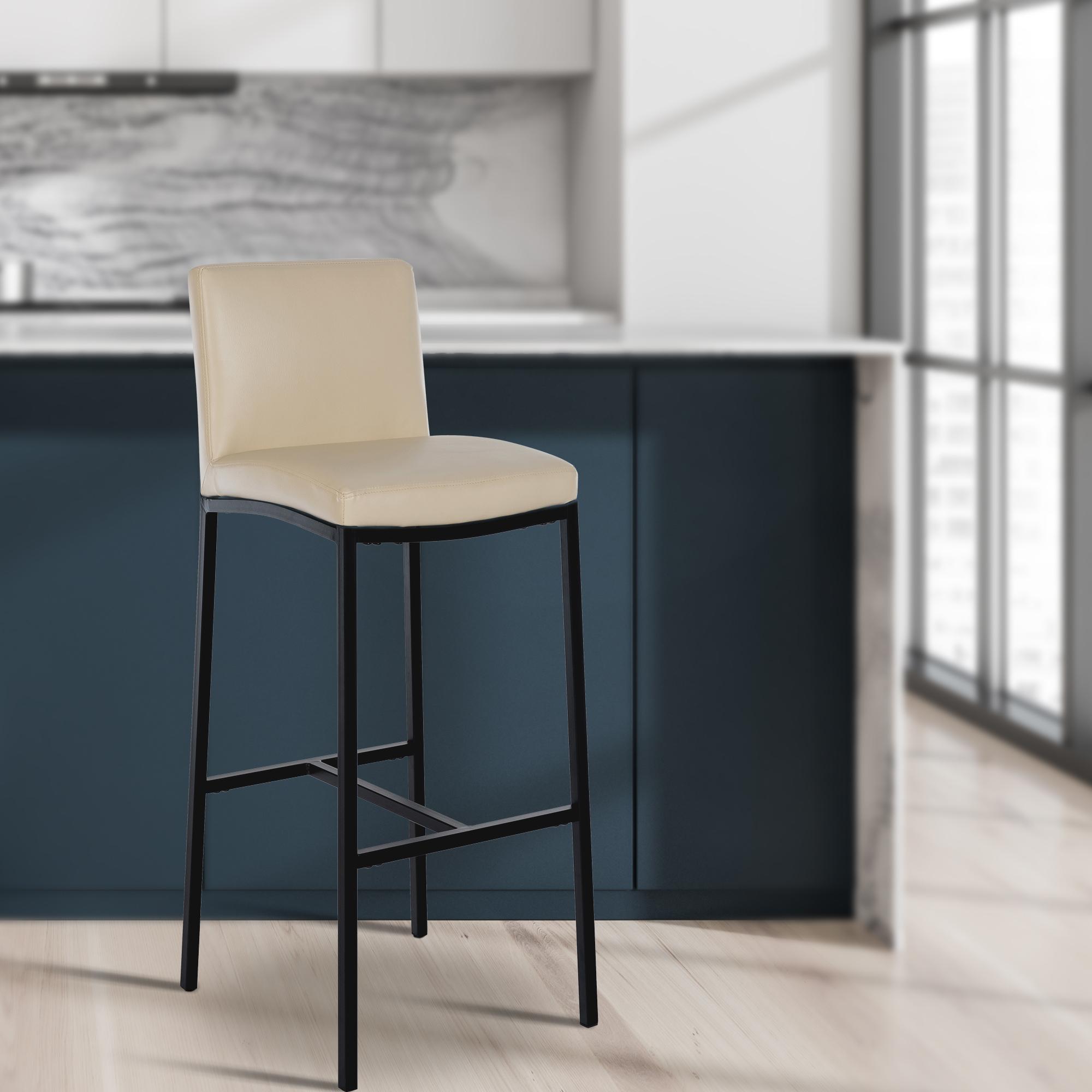 Barhocker Freeport Kunstleder B, creme