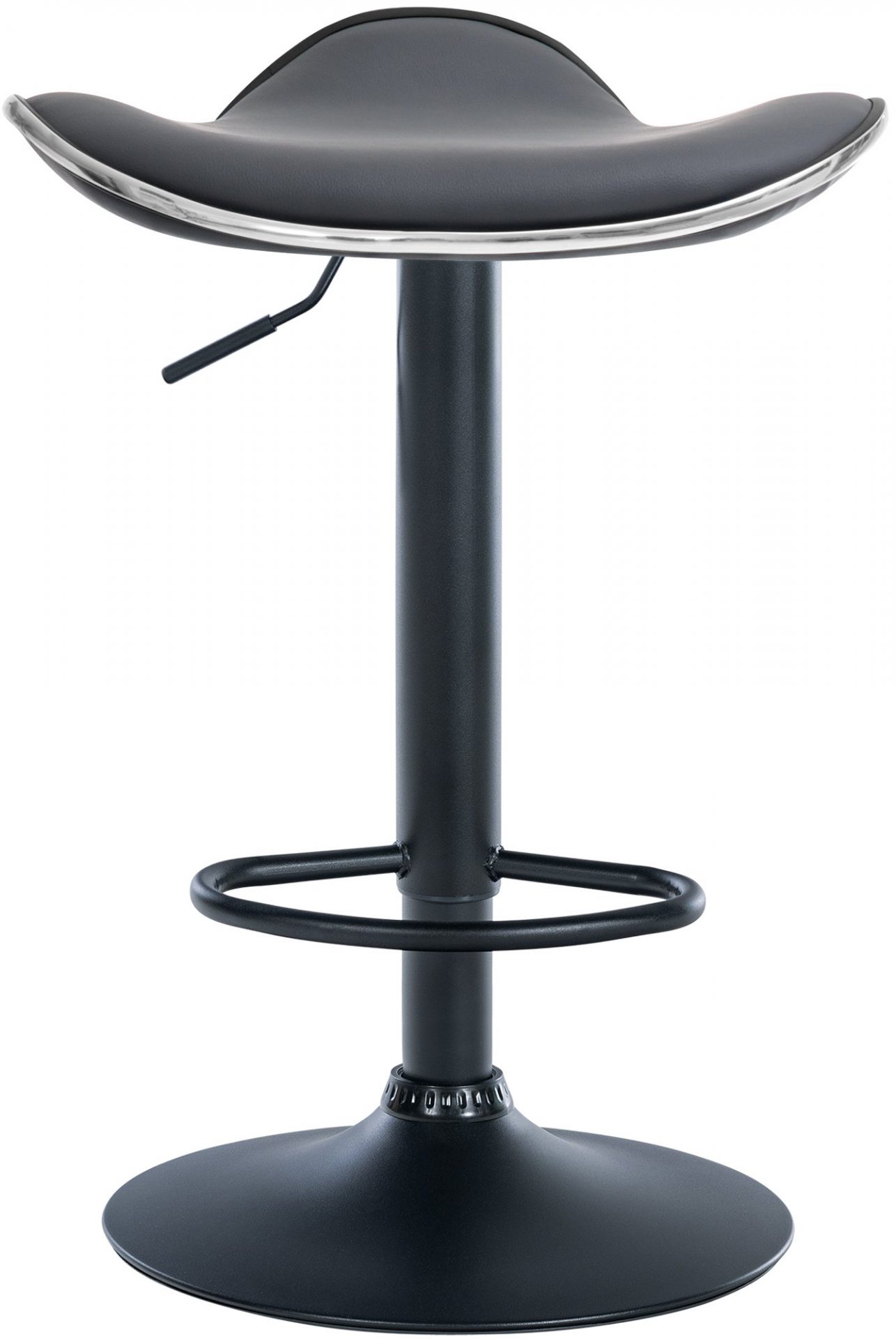 Barhocker Shanghai Kunstleder schwarz, grau