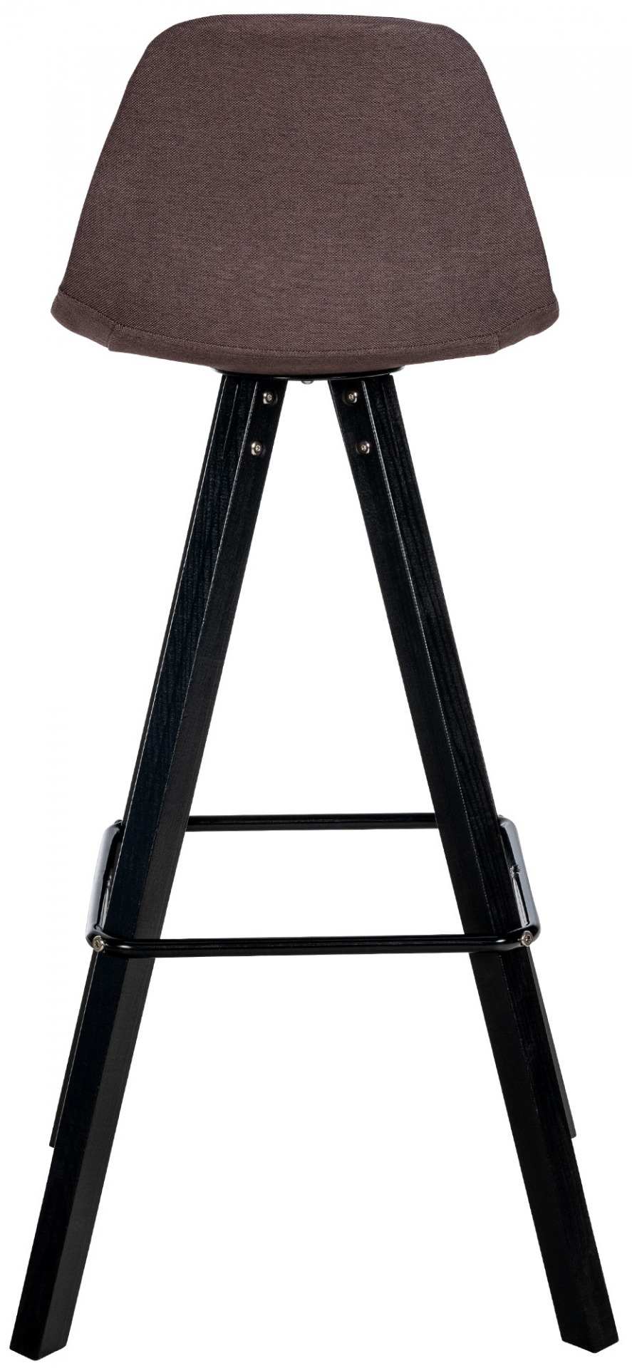 2er Set Barhocker Corbin Stoff Square, braun