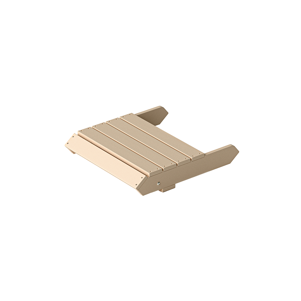 Gartenstuhl FAREA inkl. Hocker – Creme-Weiß