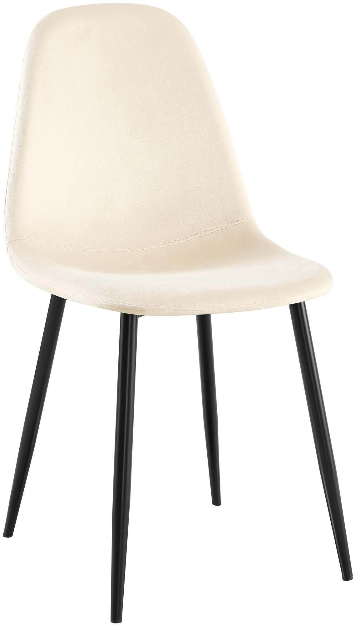 Esszimmerstuhl Napier Samt, creme