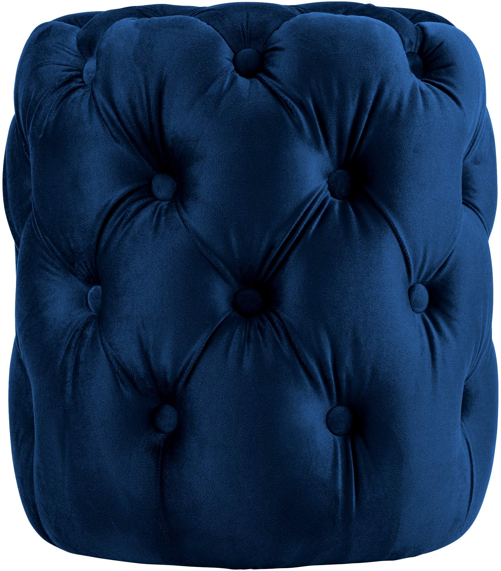 Sitzhocker Drancy Samt M, blau