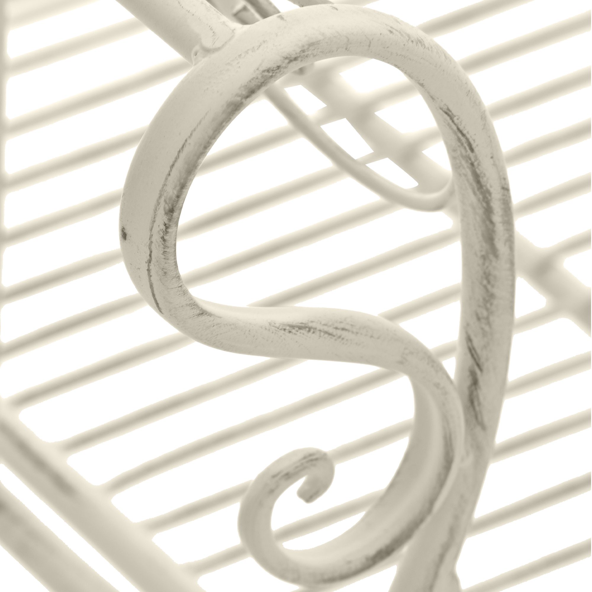 Gartenbank Minna, antik-creme