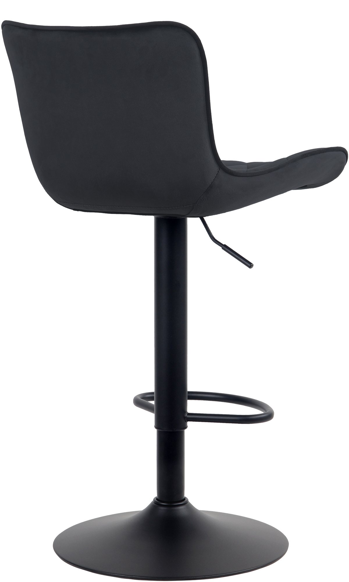 Barhocker Emma Samt, schwarz