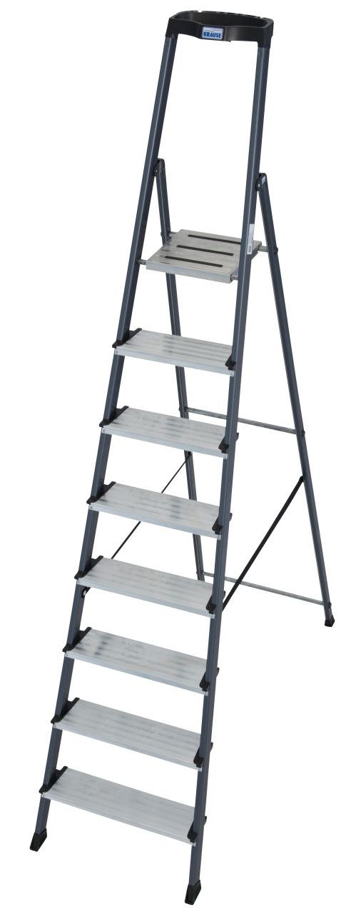 MONTO Stufen-Stehleiter Securo eloxiert, 1x8 Stufen
