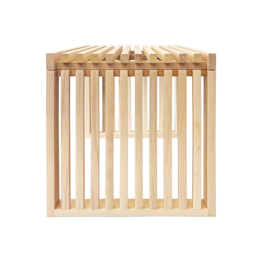 Sitzbank aus Holz LORA Natur - 110 cm