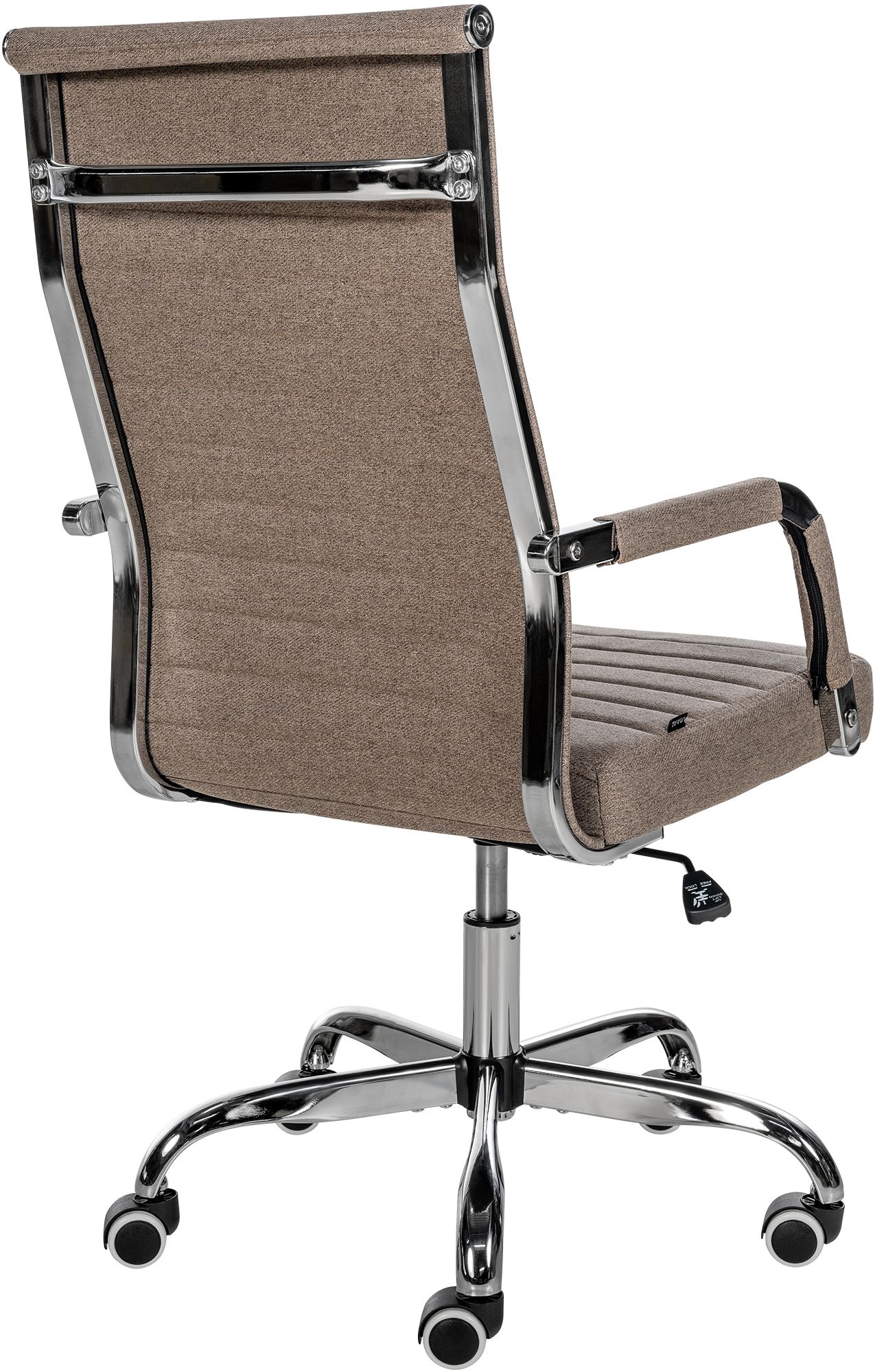 Bürostuhl Amadora Stoff, taupe