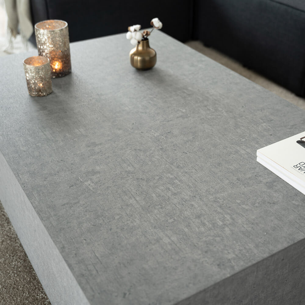 Couchtisch Marmor AMIRI XXL - 120 x 80 cm Grau