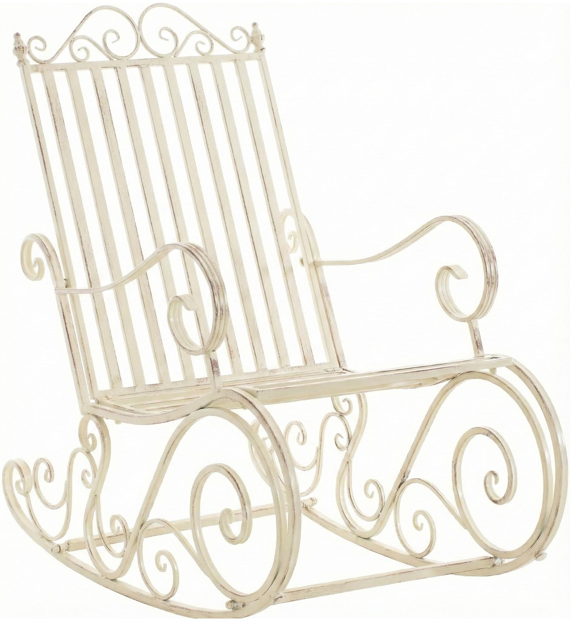 Schaukelstuhl Smilla, antik-creme