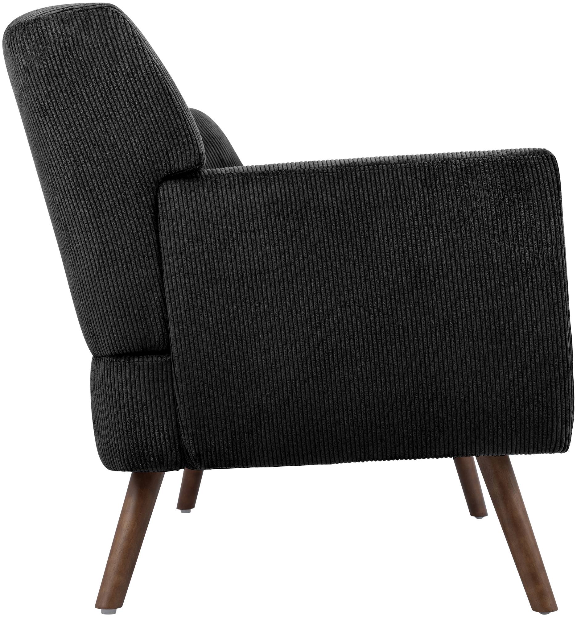 Sofa Kioni Cord, schwarz