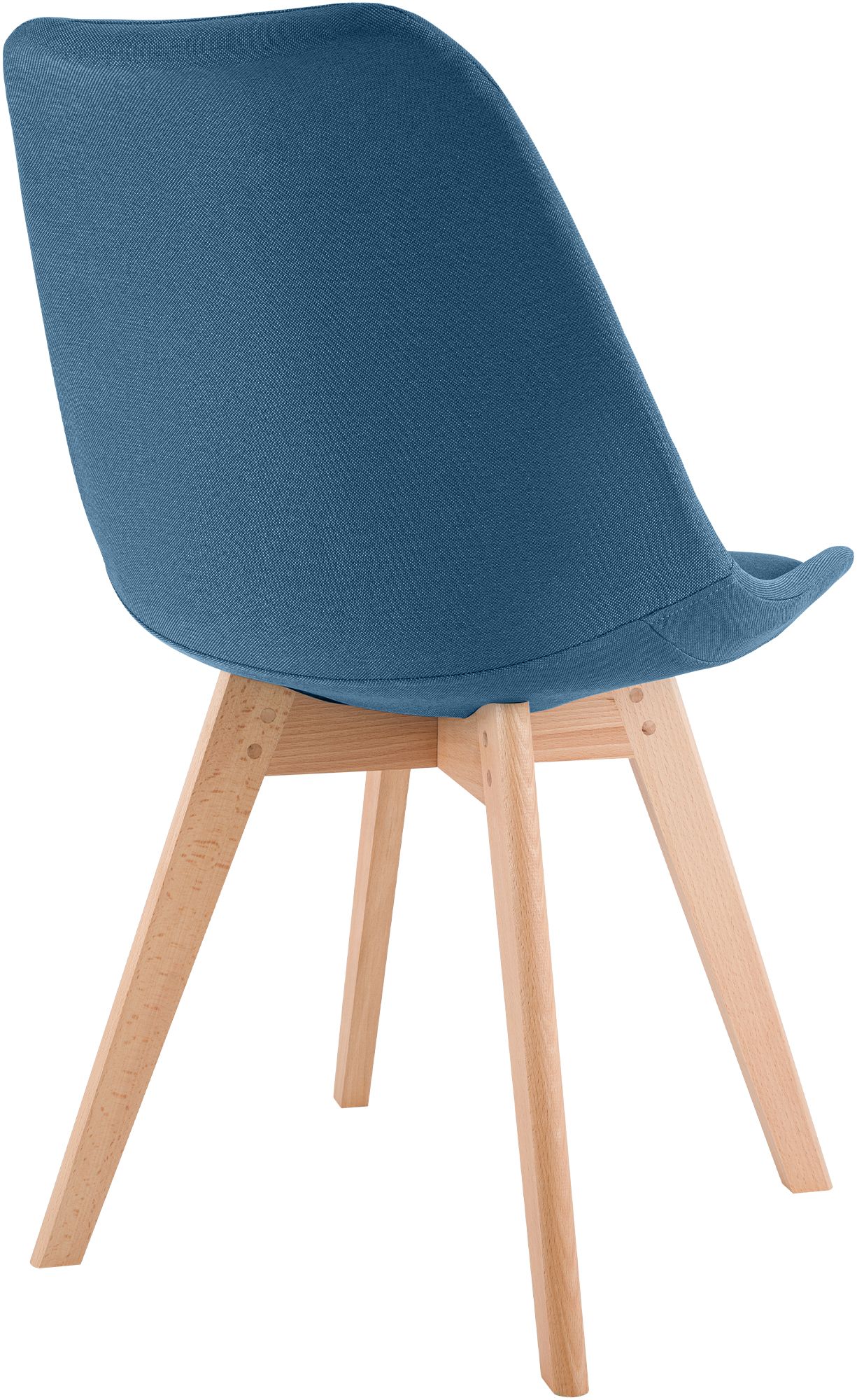 Stuhl Linares Stoff, blau