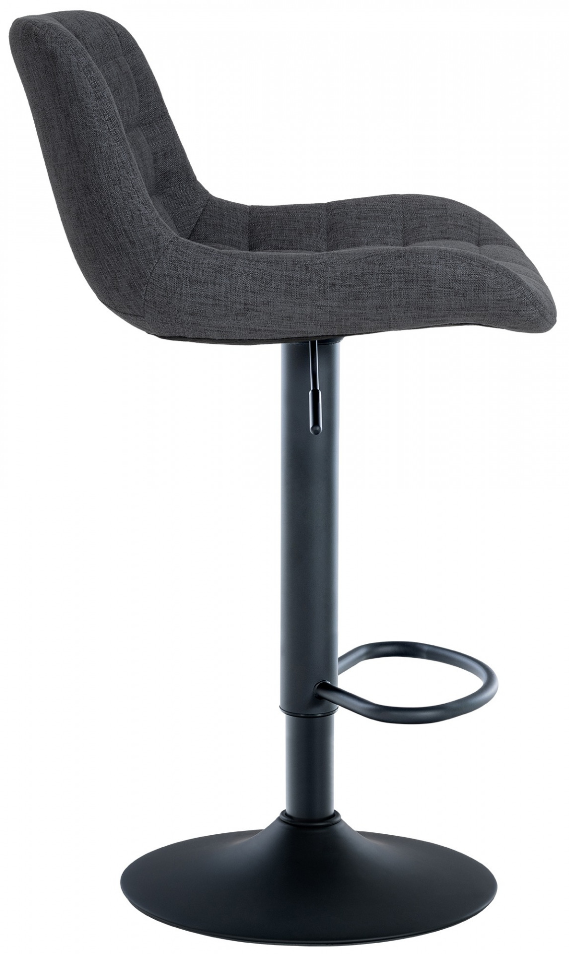Barhocker Tover Stoff, schwarz