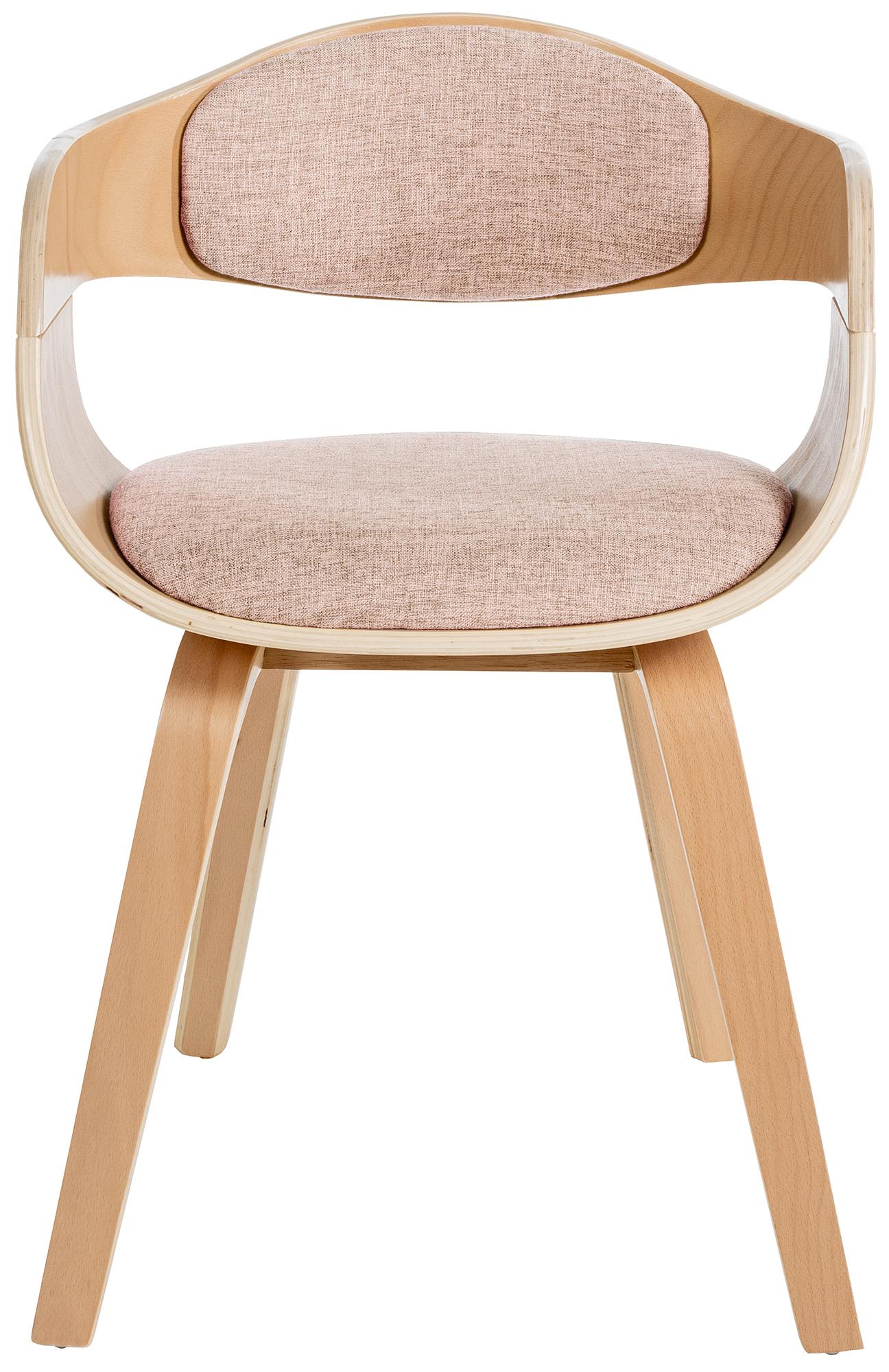 2er Set Stühle Kingston Stoff, natura/creme