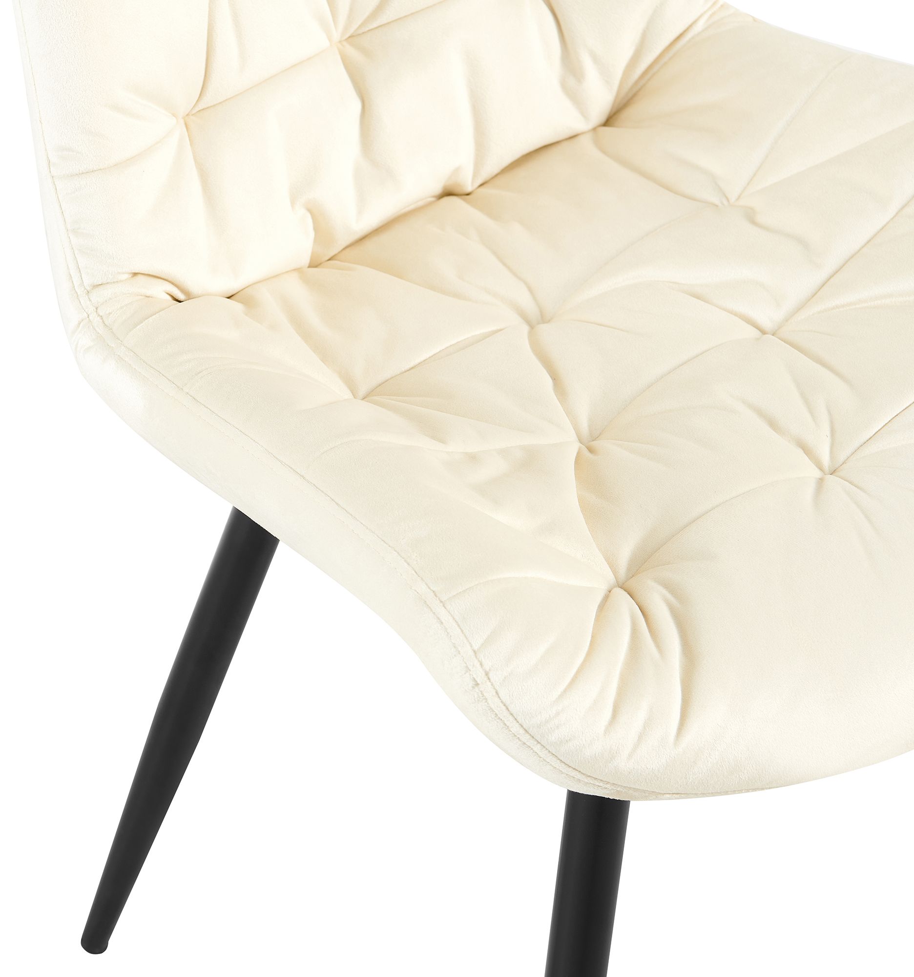 2er Set Esszimmerstuhl Rossford, creme