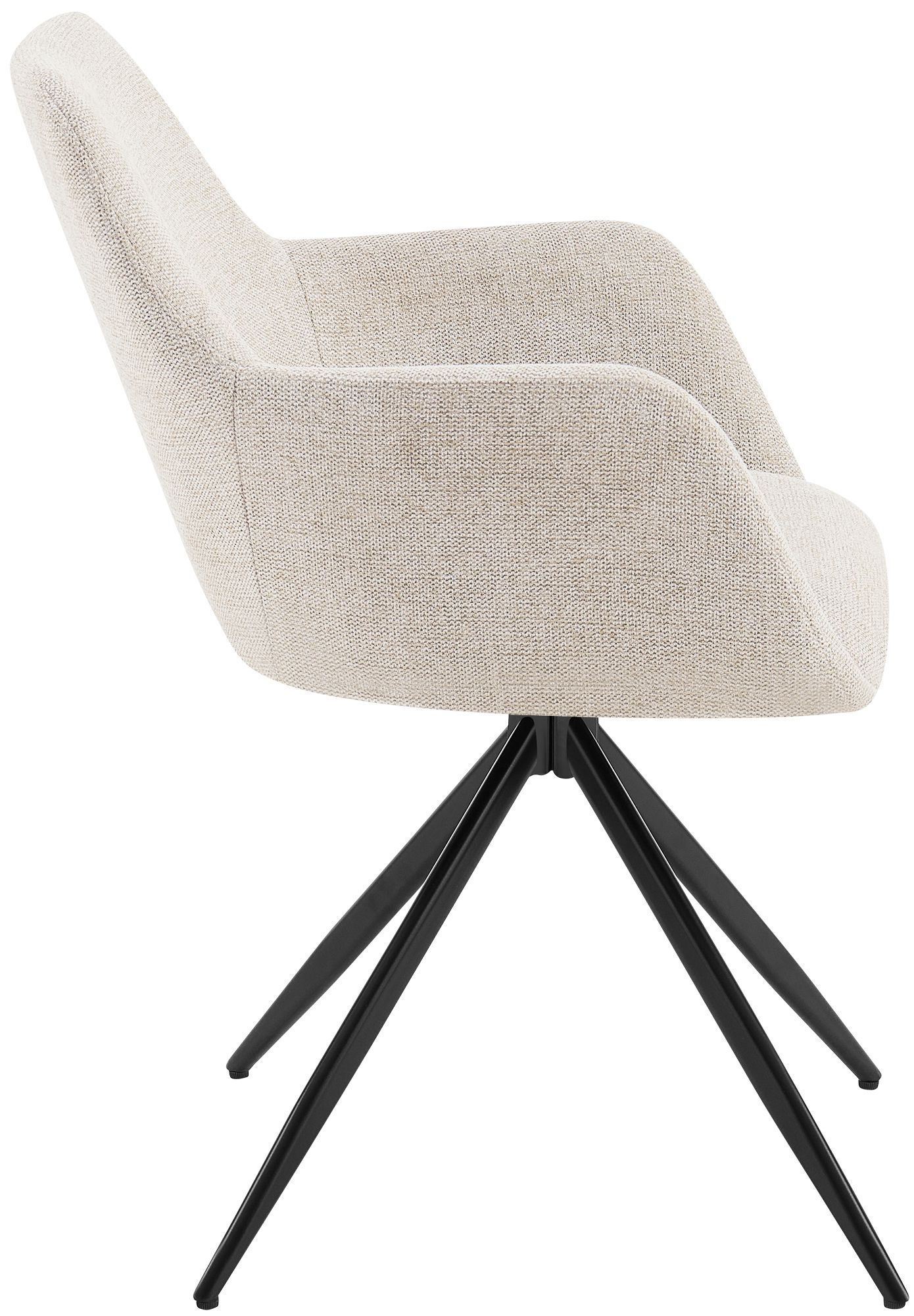 Esszimmerstuhl Olema Stoff, creme