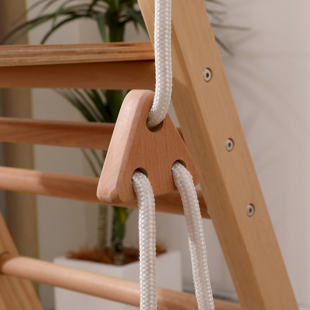 Klettergerüst Indoor inkl. Rutsche und Schaukel IDA