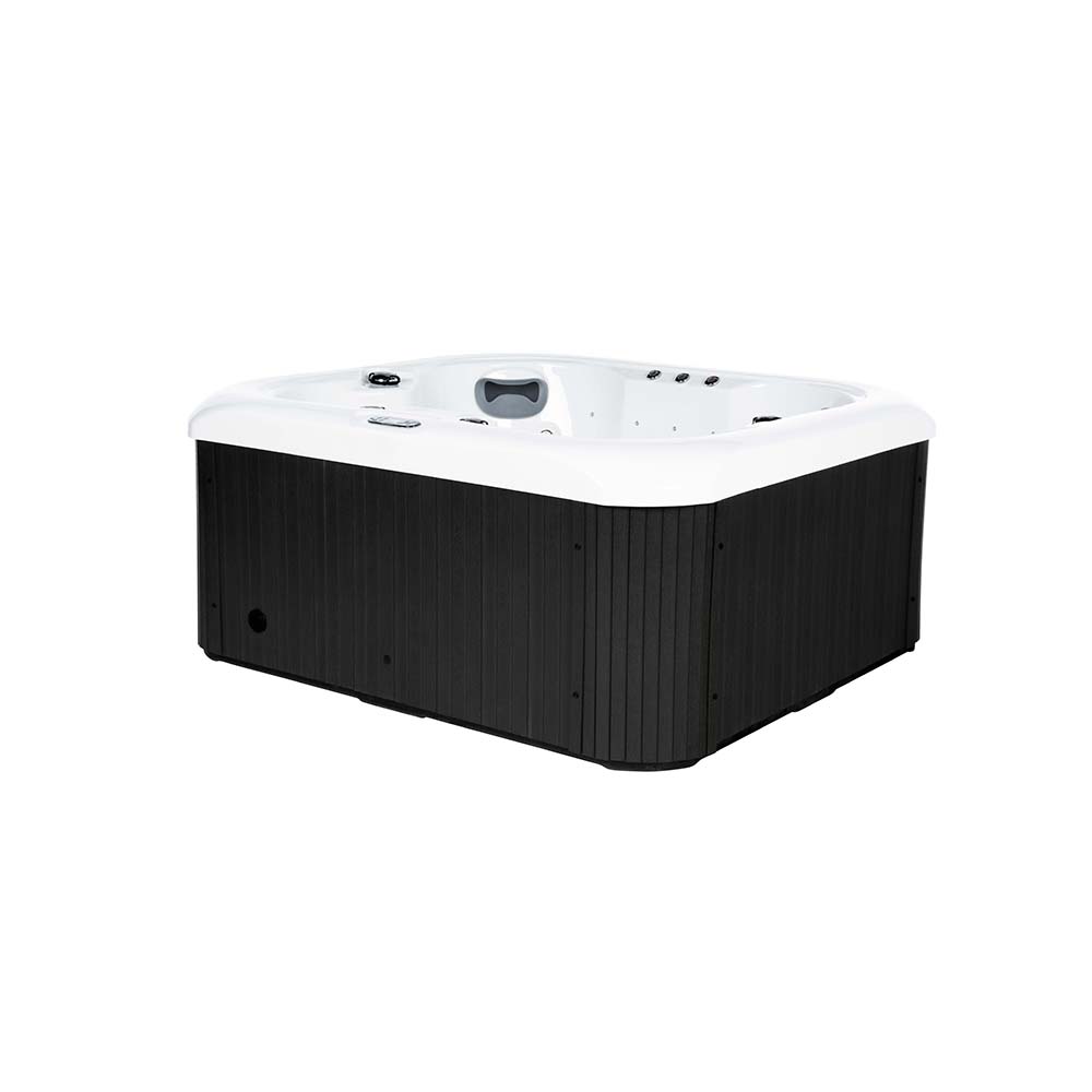 Outdoor Whirlpool mit Treppe und Thermoabdeckung SEA STAR 180 x 160 cm 4 Personen