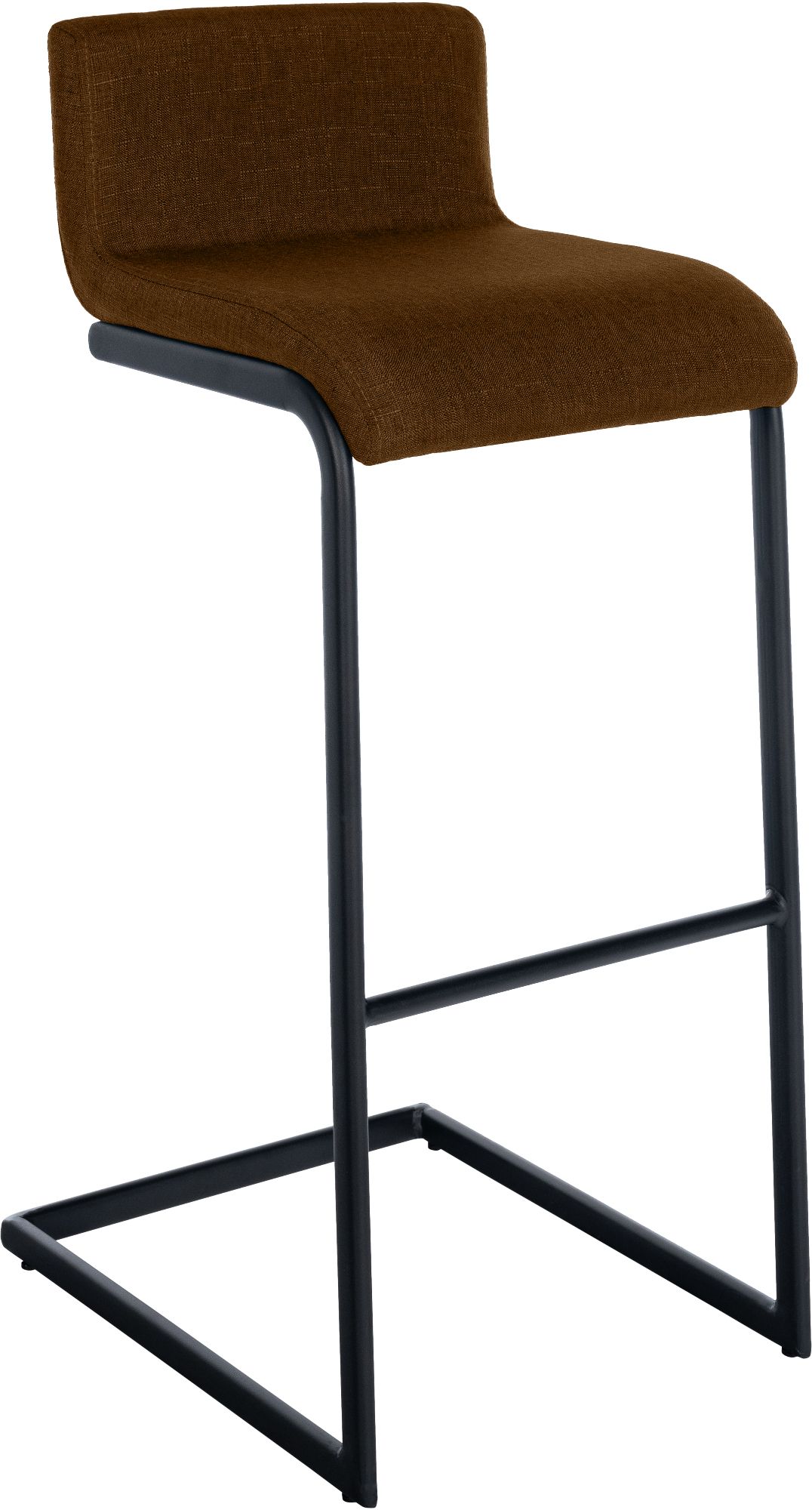 2er Set Barhocker Newport B Stoff, braun