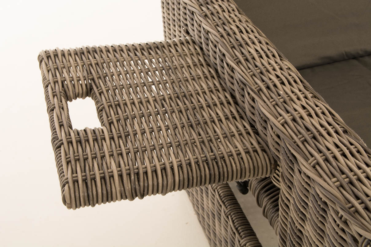 Sofa Ancona Anthrazit 5mm, grau-meliert