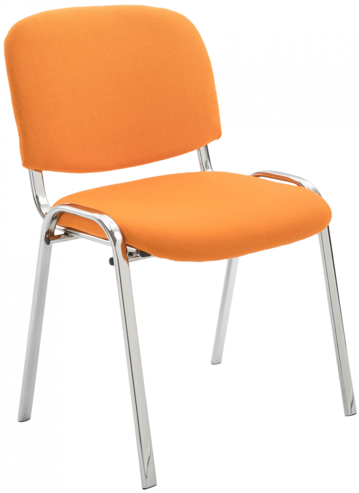Besucherstuhl Ken C Stoff, orange