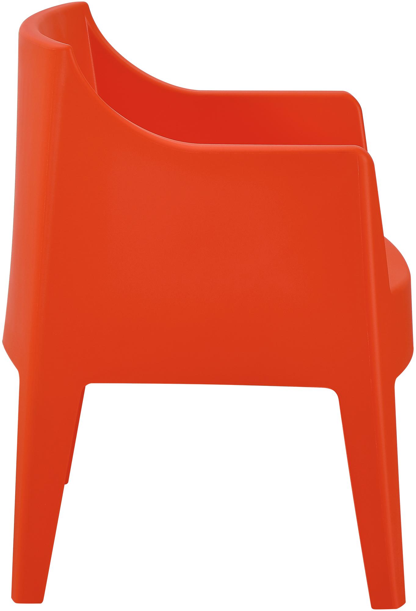 4er Set Stühle Bartal, orange
