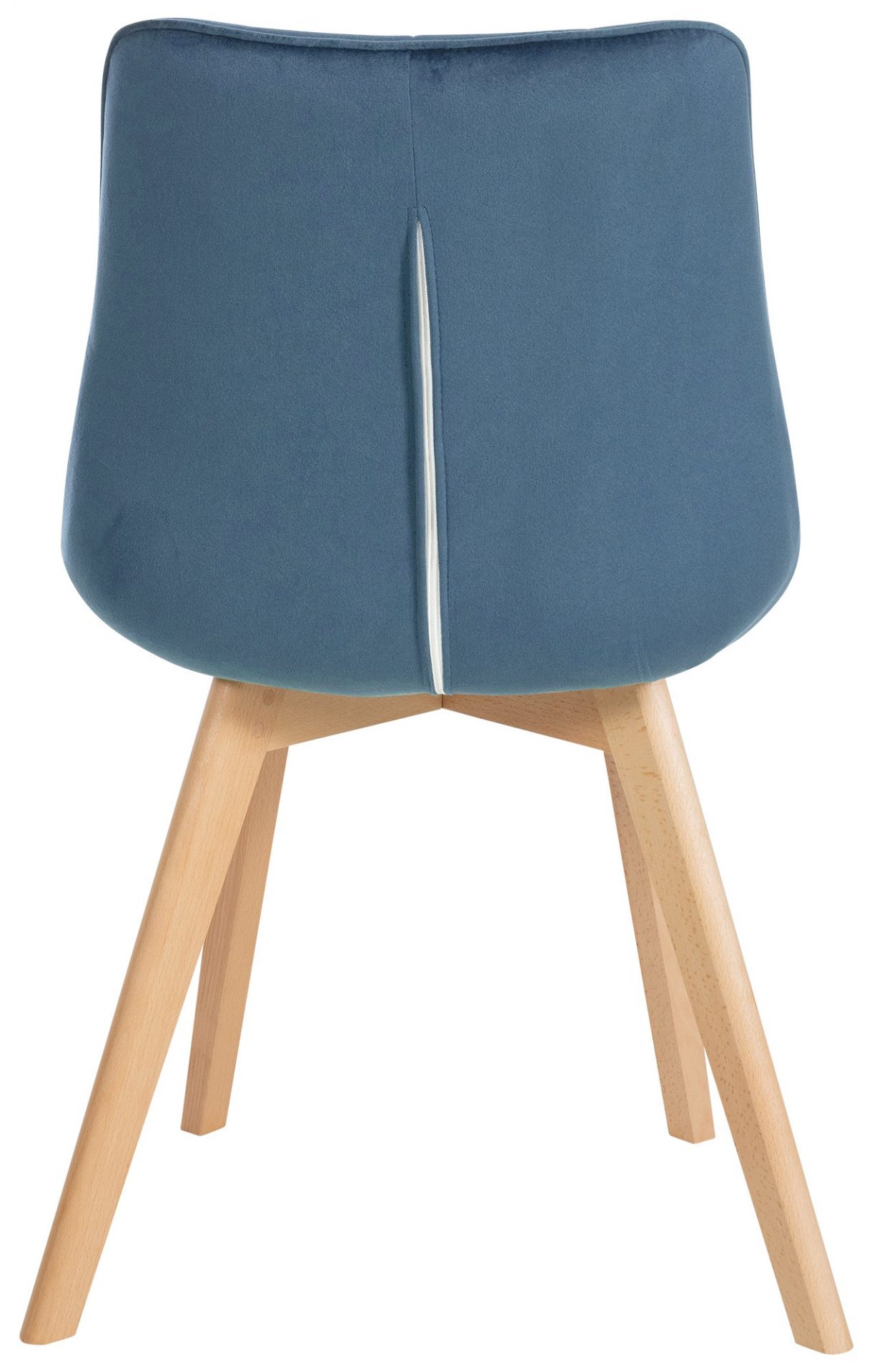 2er Set Stühle Brook Samt, blau