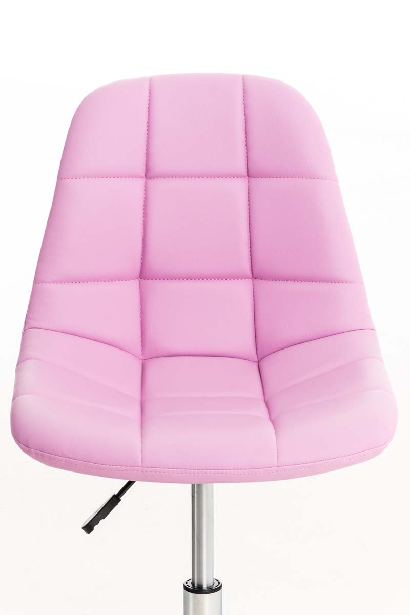 Bürostuhl Emil Kunstleder, pink
