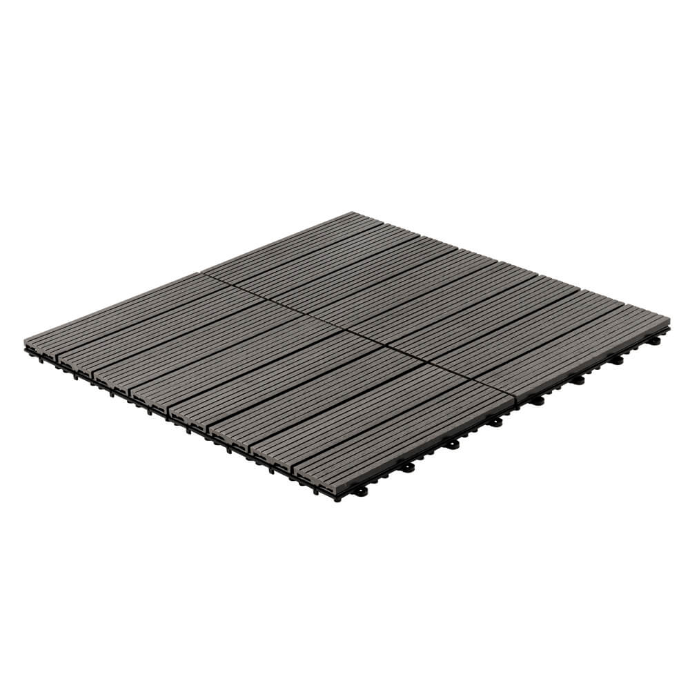 WPC Klickfliesen BAVARO - 3m² Anthrazit