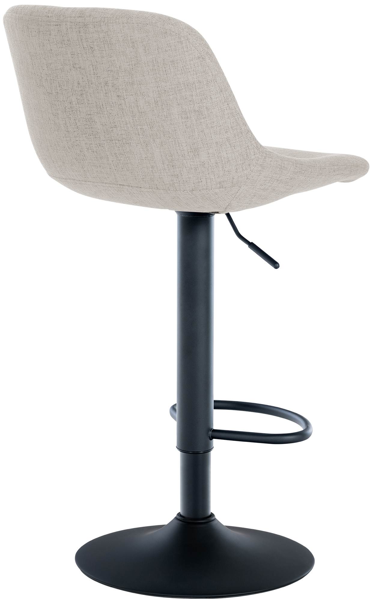 2er Set Barhocker Loft Stoff, creme