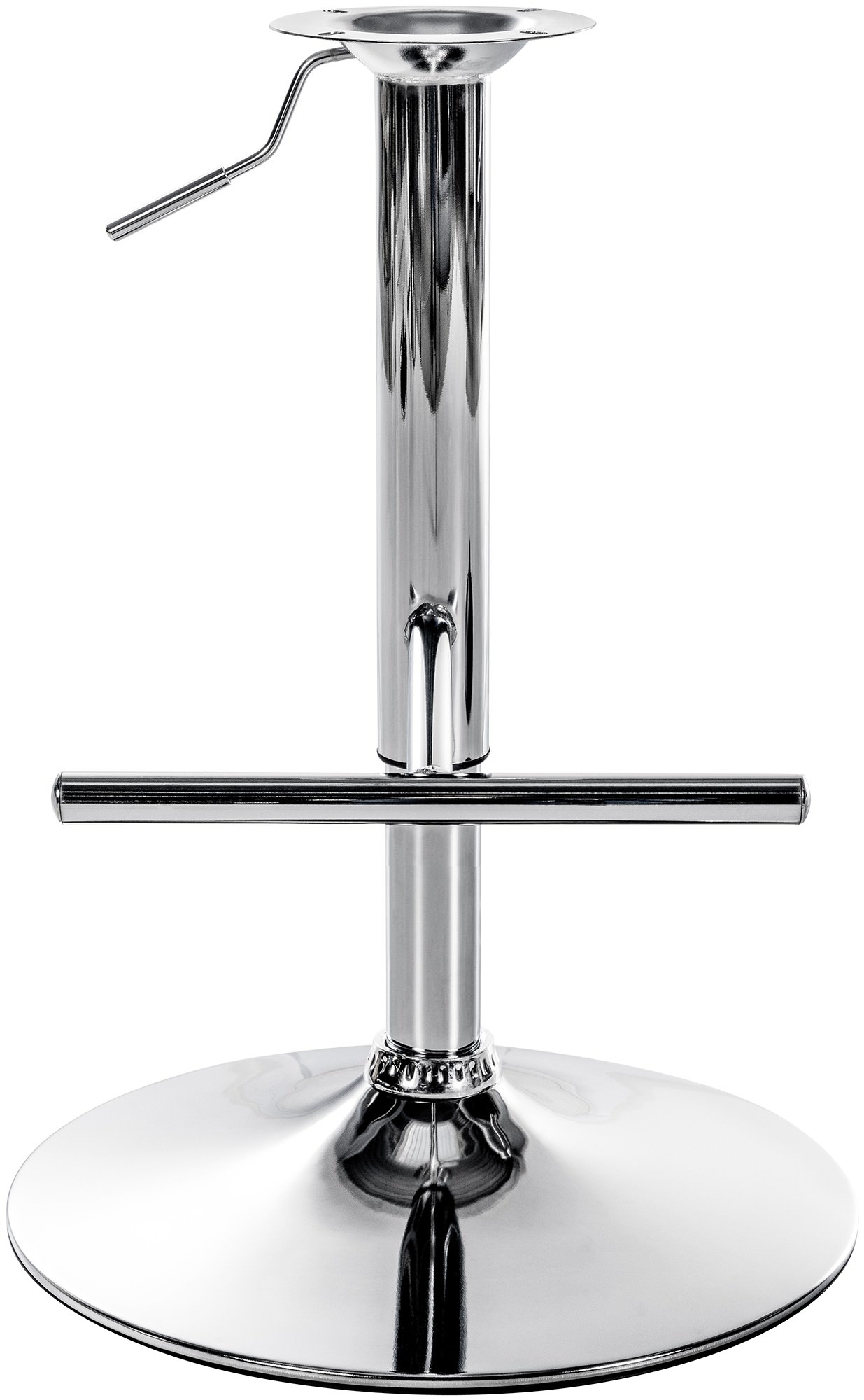 Ersatz T Gestell für Barhocker, chrom