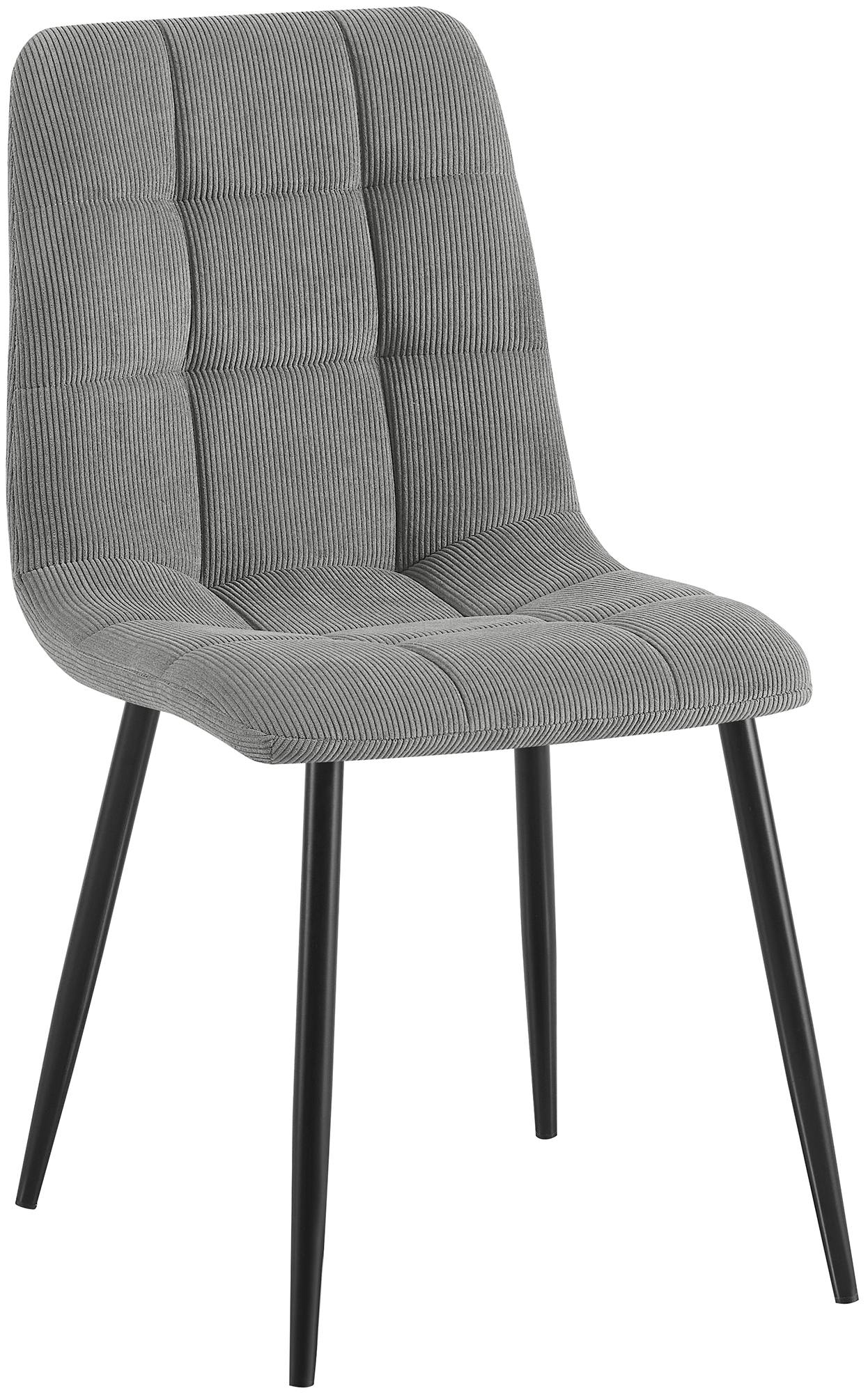 Esszimmerstuhl Tilde Cord, grau
