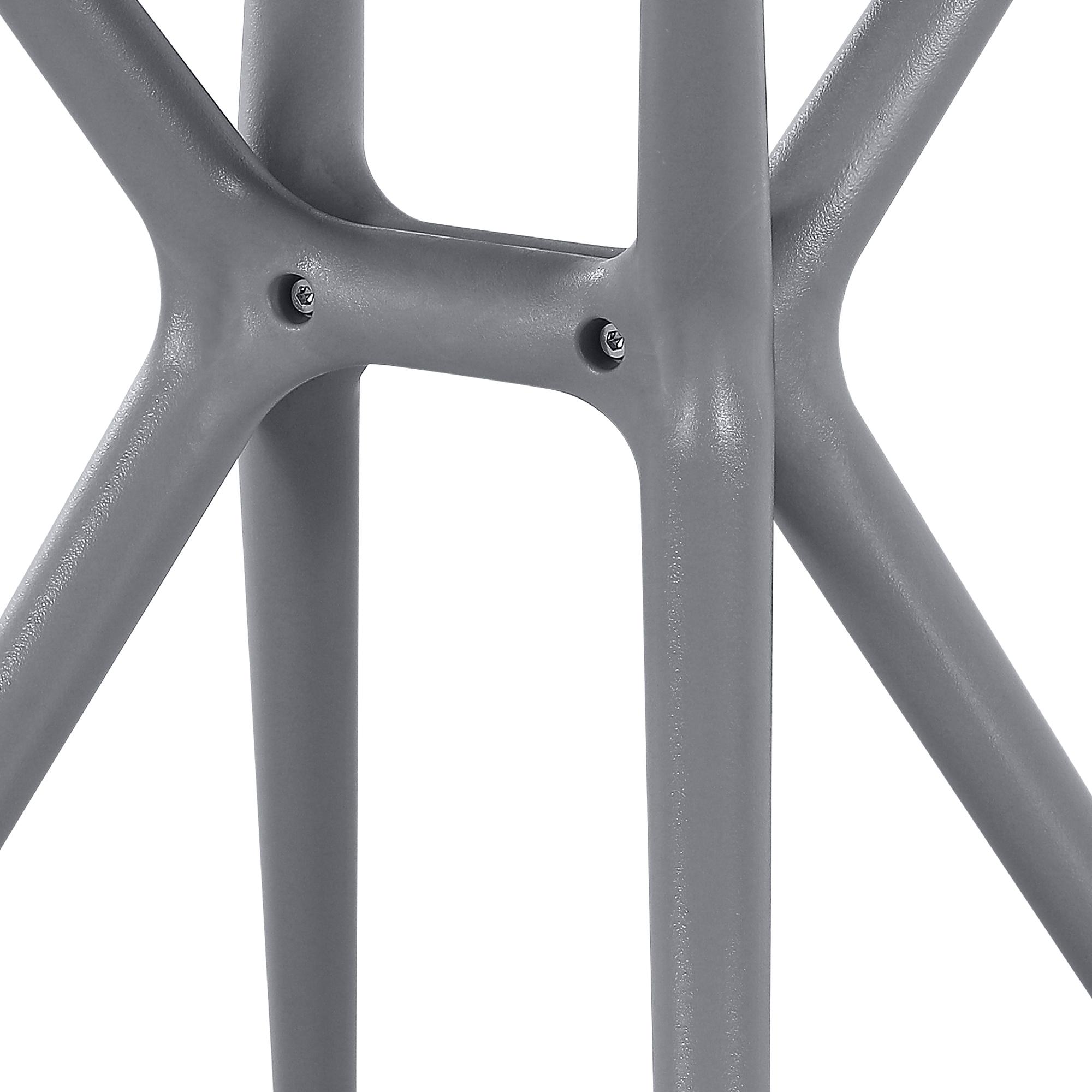 Tisch Becky eckig 72 x 72 cm, grau