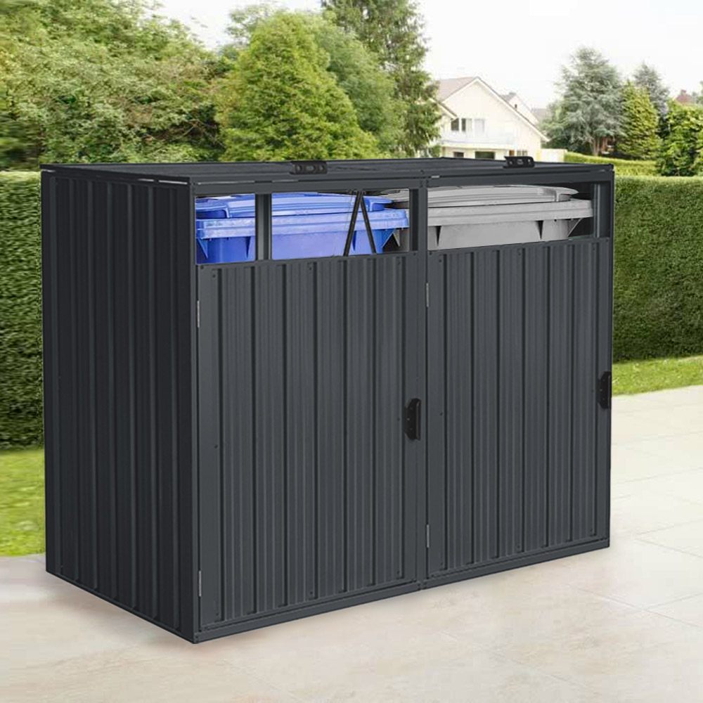 Mülltonnenbox eintürig CUBO - 1x 240L