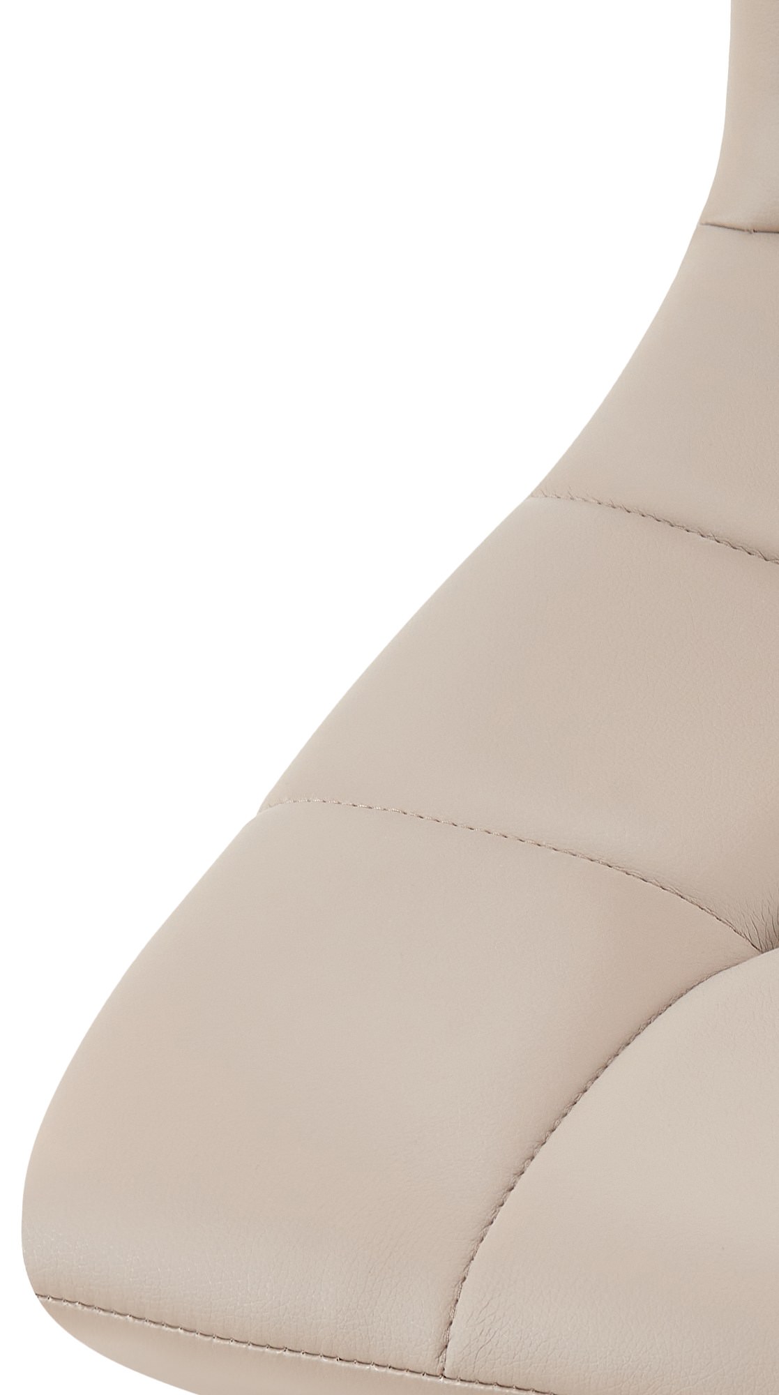 4er Set Esszimmerstuhl Antibes Kunstleder, taupe