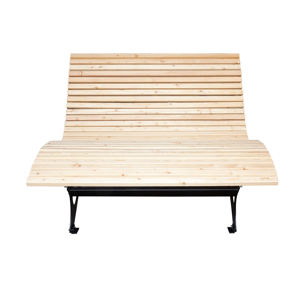 Wellenholzliege / Waldsofa TAIGA - 150 cm