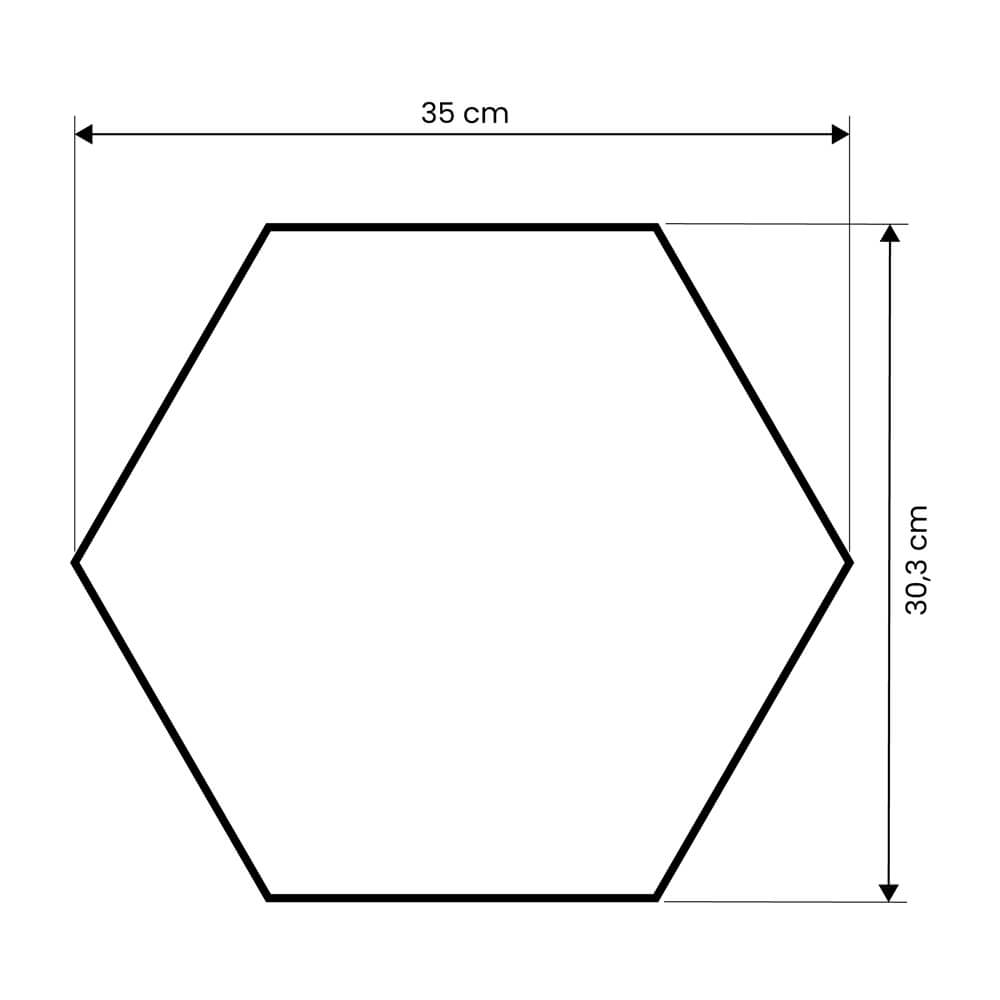 Akustikplatten Hexagon selbstklebend SILENT - 20er Set Hellgrau