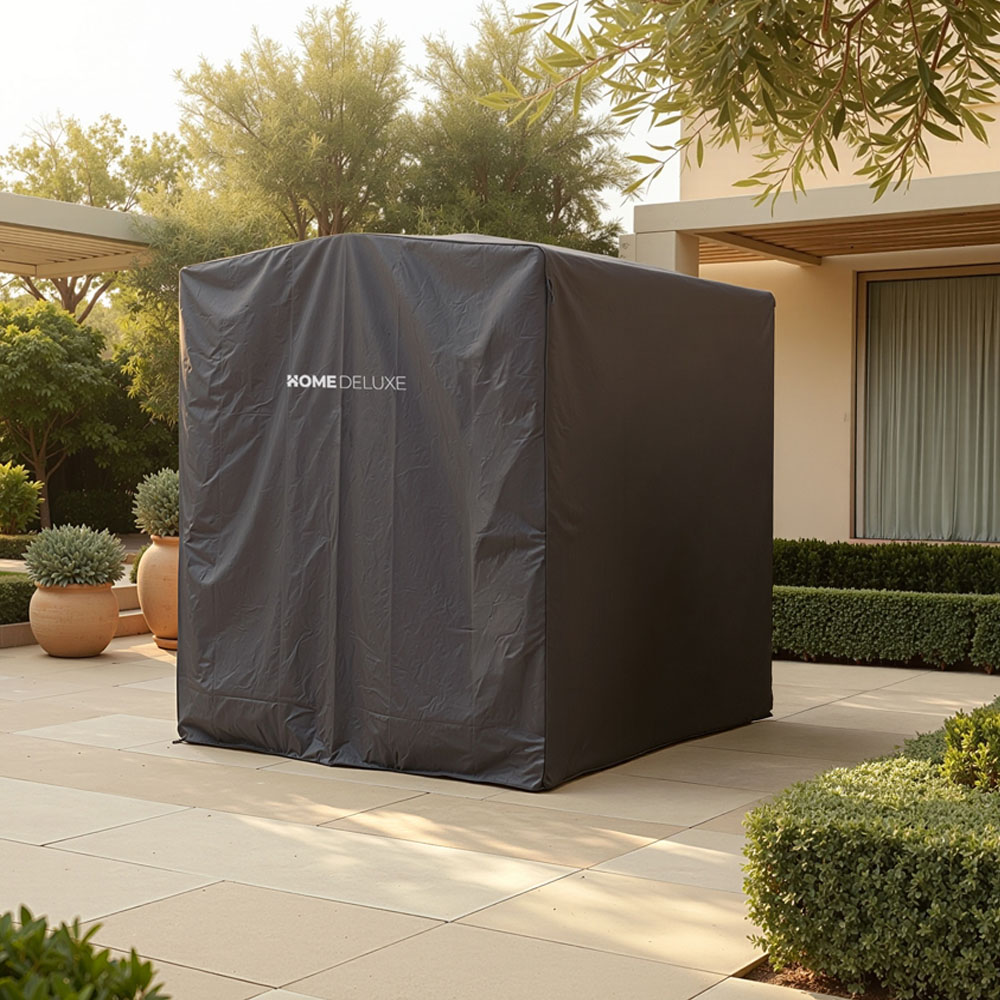 Abdeckung für Sonnenliege CAPE LYON - 208 x 188 cm Schwarz