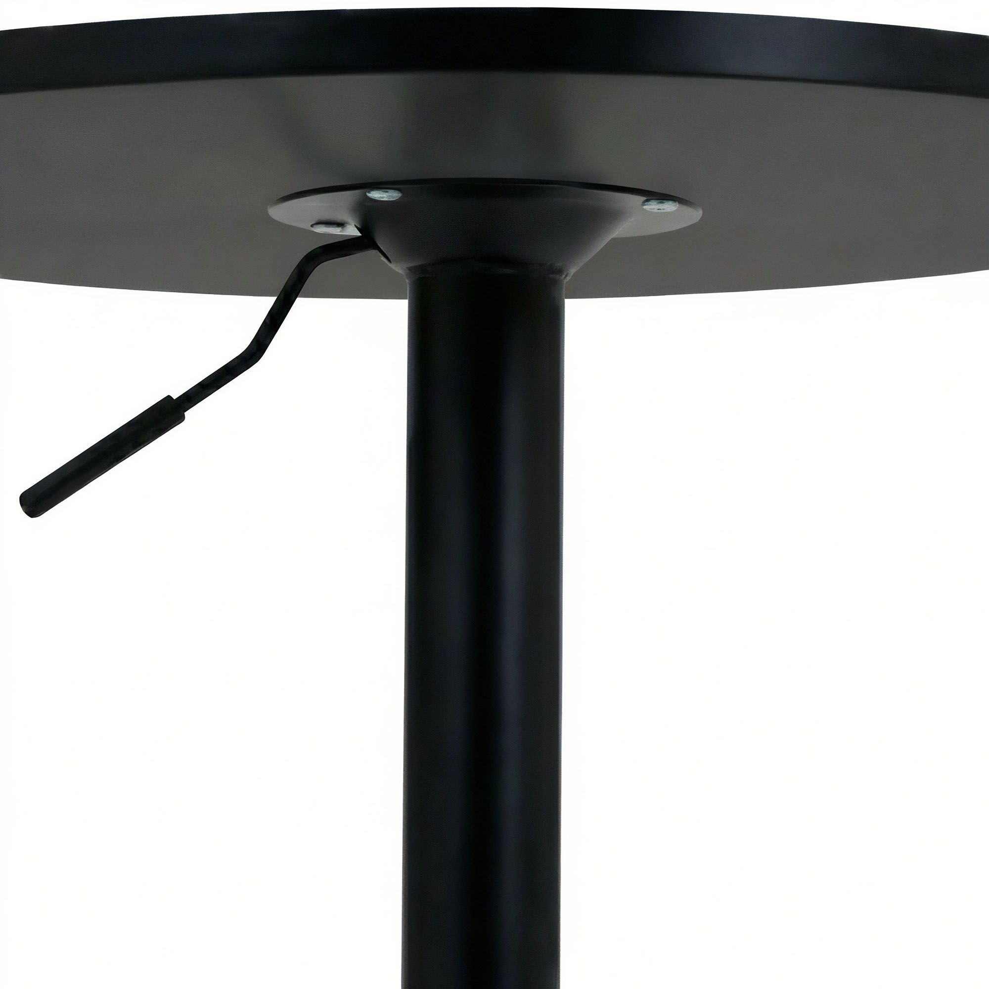 Stehtisch Lamoni rund, schwarz/schwarz