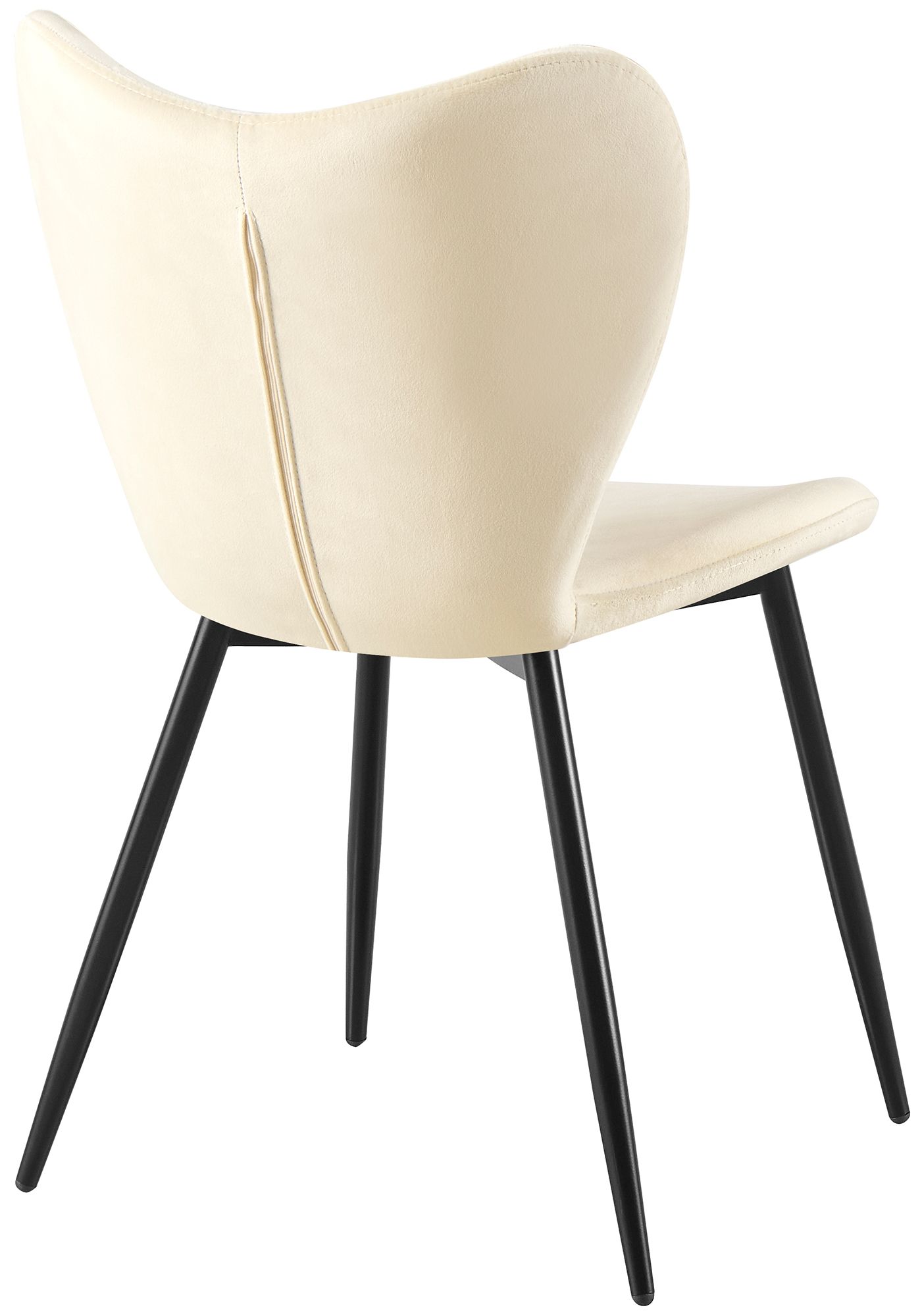 Esszimmerstuhl Maika Samt, creme