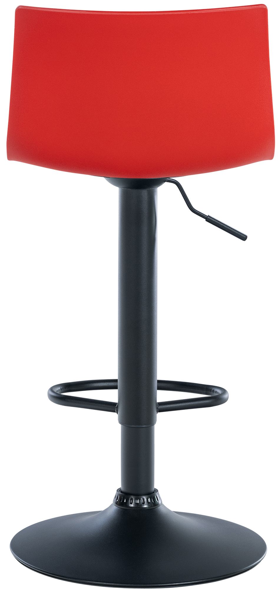 2er Set Barhocker Branford Kunststoff, rot