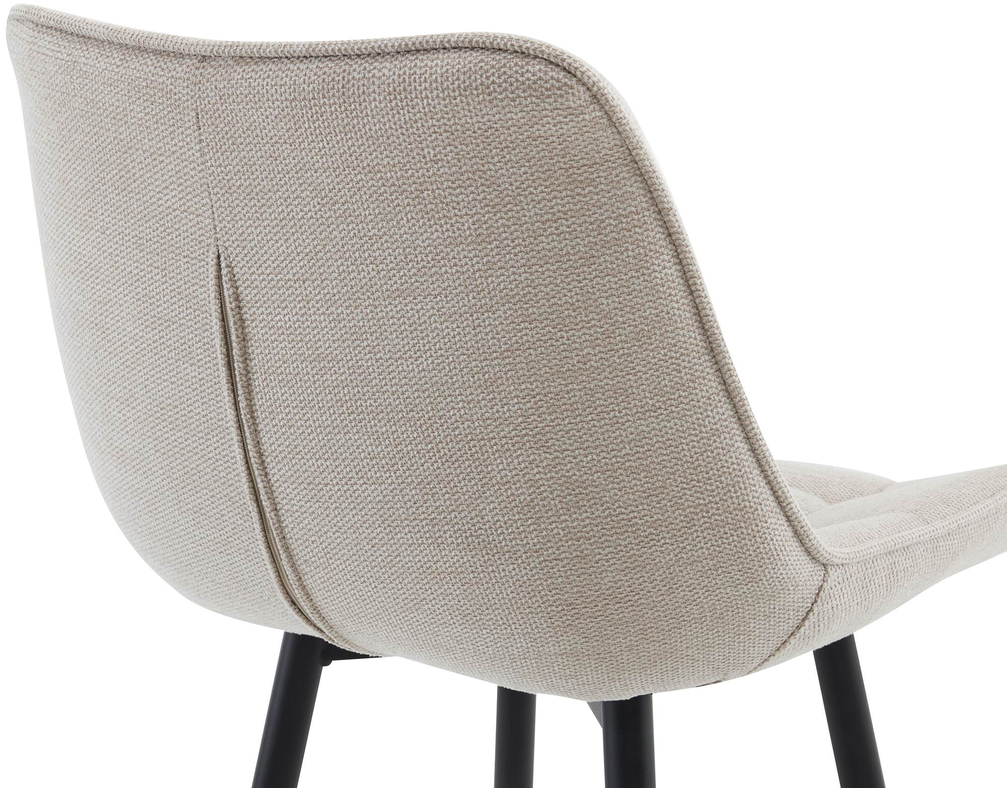 2er Set Barhocker Dartford Stoff, creme