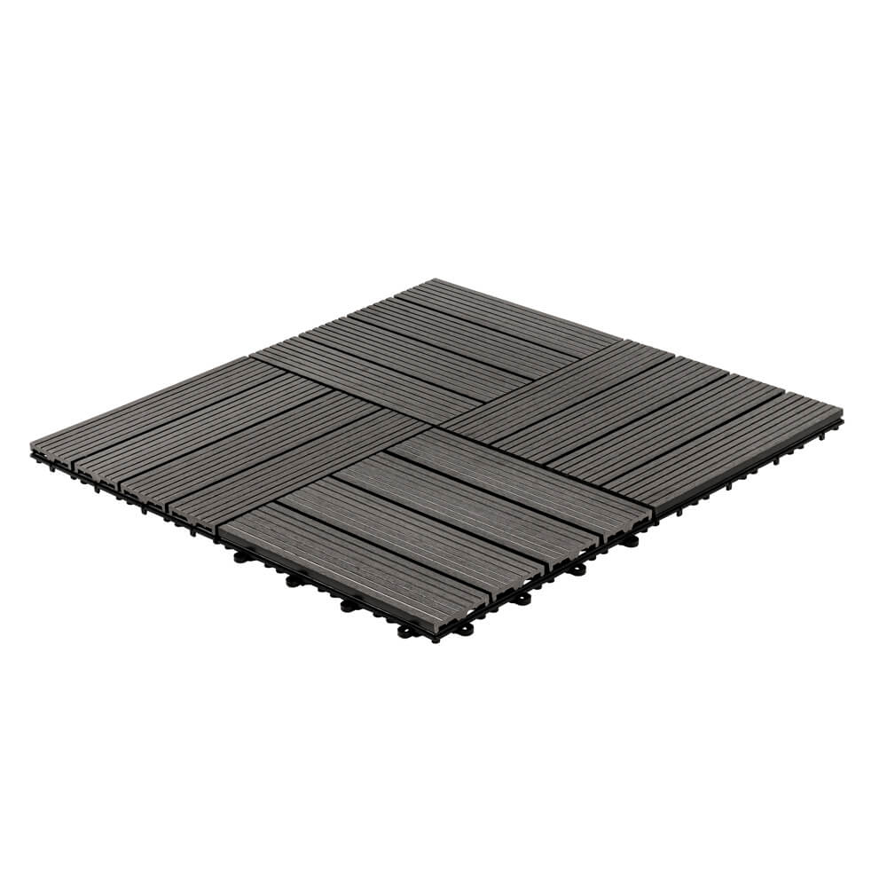 WPC Klickfliesen BAVARO - 3m² Anthrazit