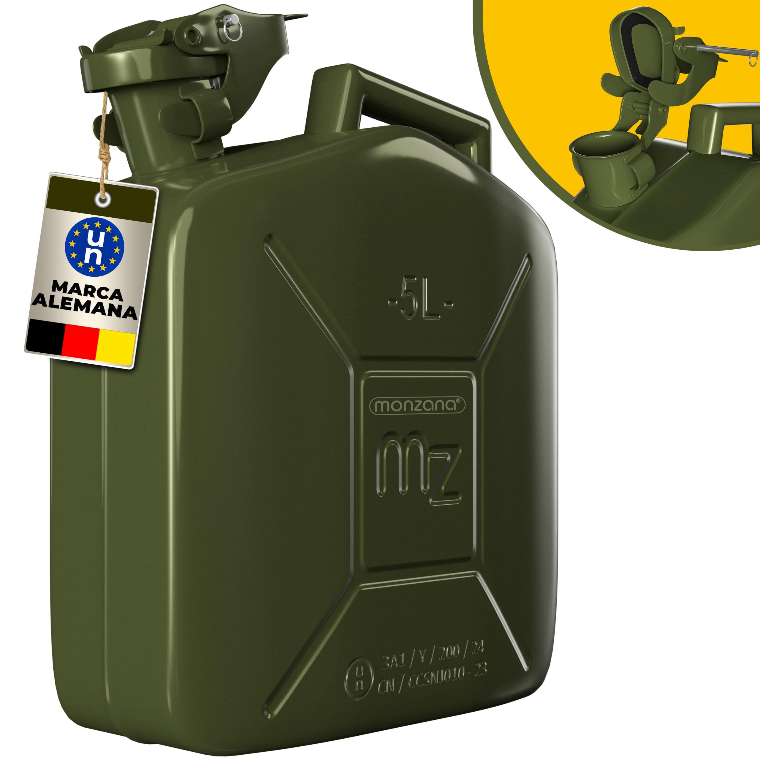 Metallkanister Grün 5 Liter