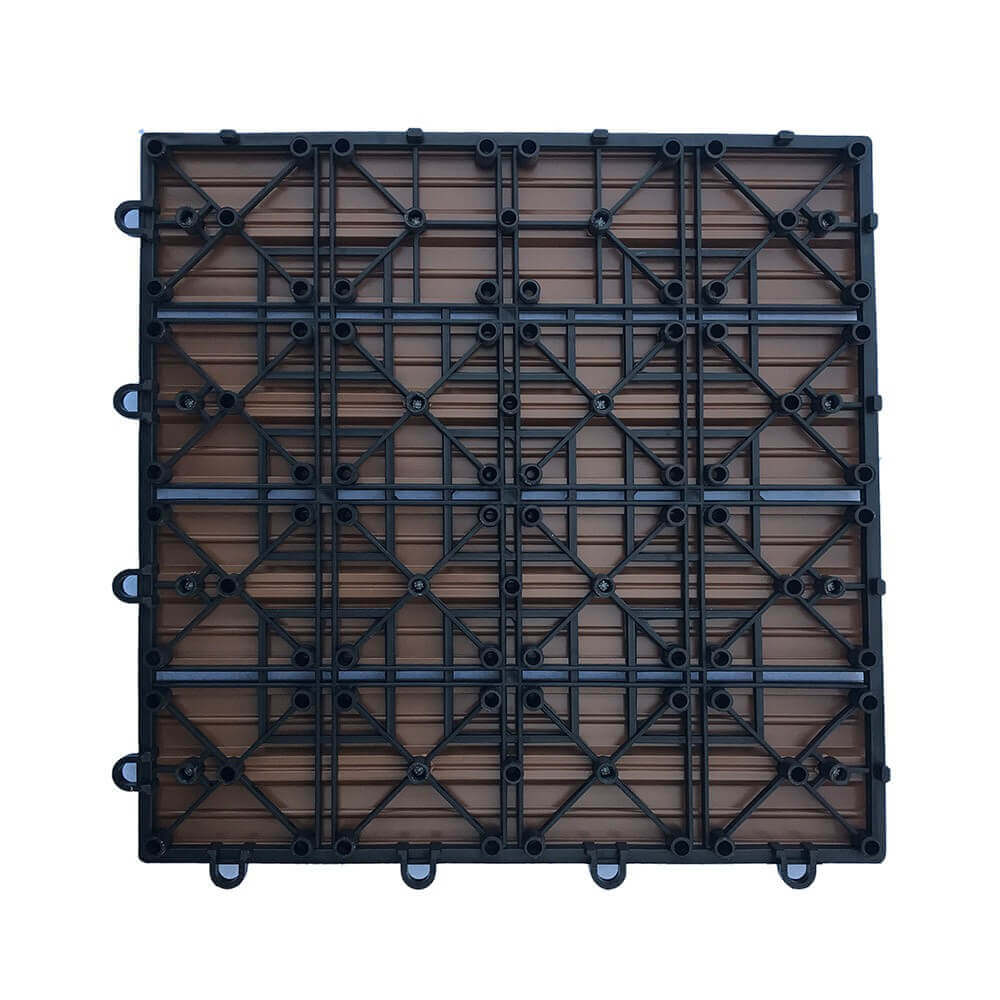 WPC Klickfliesen BAVARO Teak (Holzoptik) - 1 m²