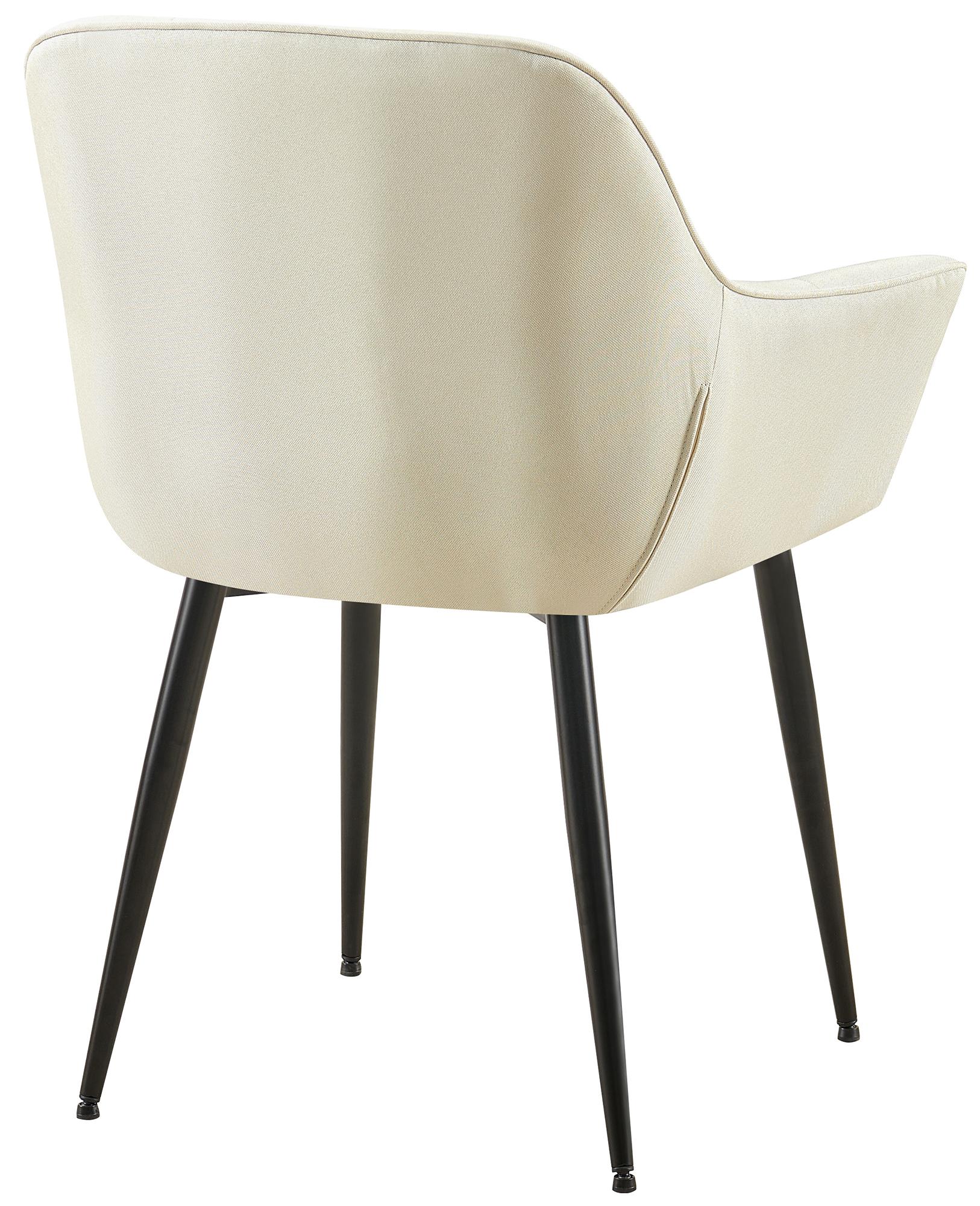 Esszimmerstuhl Roseville Stoff, creme